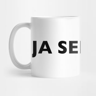 I AM THE STIG - CROATIAN Black Writing Mug